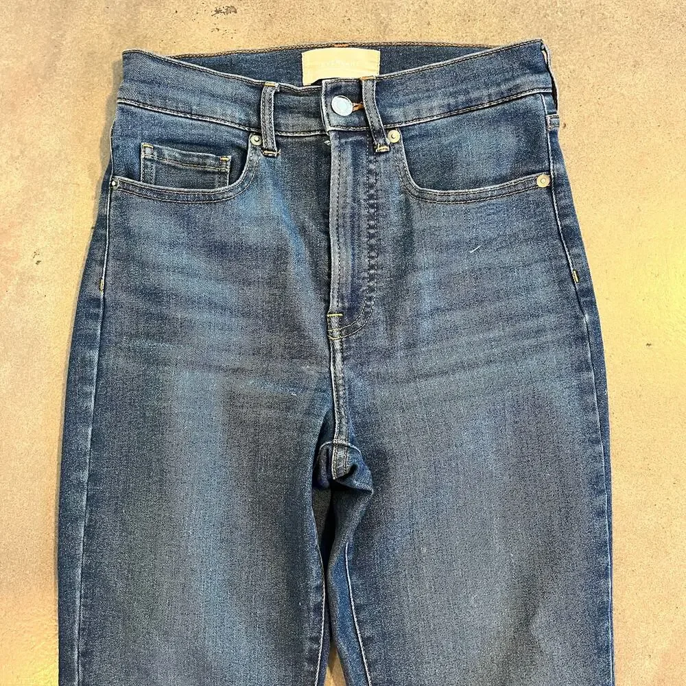 EVERLANE Stretch slim boot cut denim jeans womens size 25 pants western casual